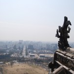 A view from the top floor of Himeji Castle (photo by Kotodamaya)
